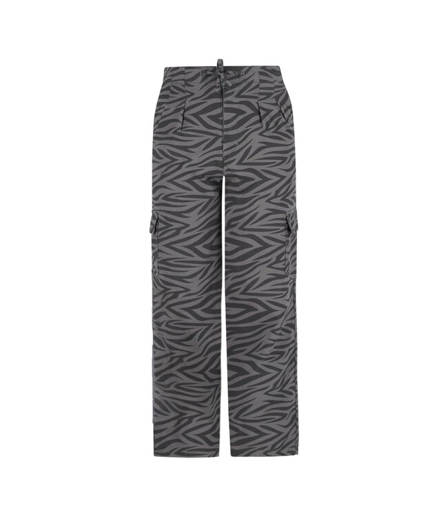 Like Flo winter twill broek meisjes teens - grijs - Fiene - zijzakken