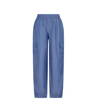 Like Flo winter parachute broek meisjes teens - blauw - Flevy - elastiek