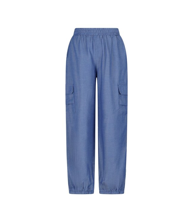 Like Flo winter parachute broek meisjes teens - blauw - Flevy - elastiek