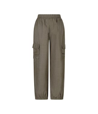 Like Flo winter parachute broek meisjes teens - groen - Flevy - elastiek