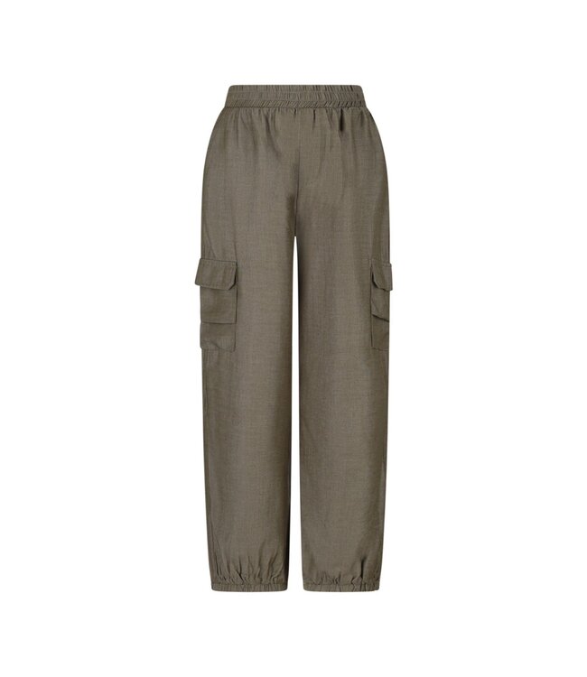 Like Flo winter parachute broek meisjes teens - groen - Flevy - elastiek