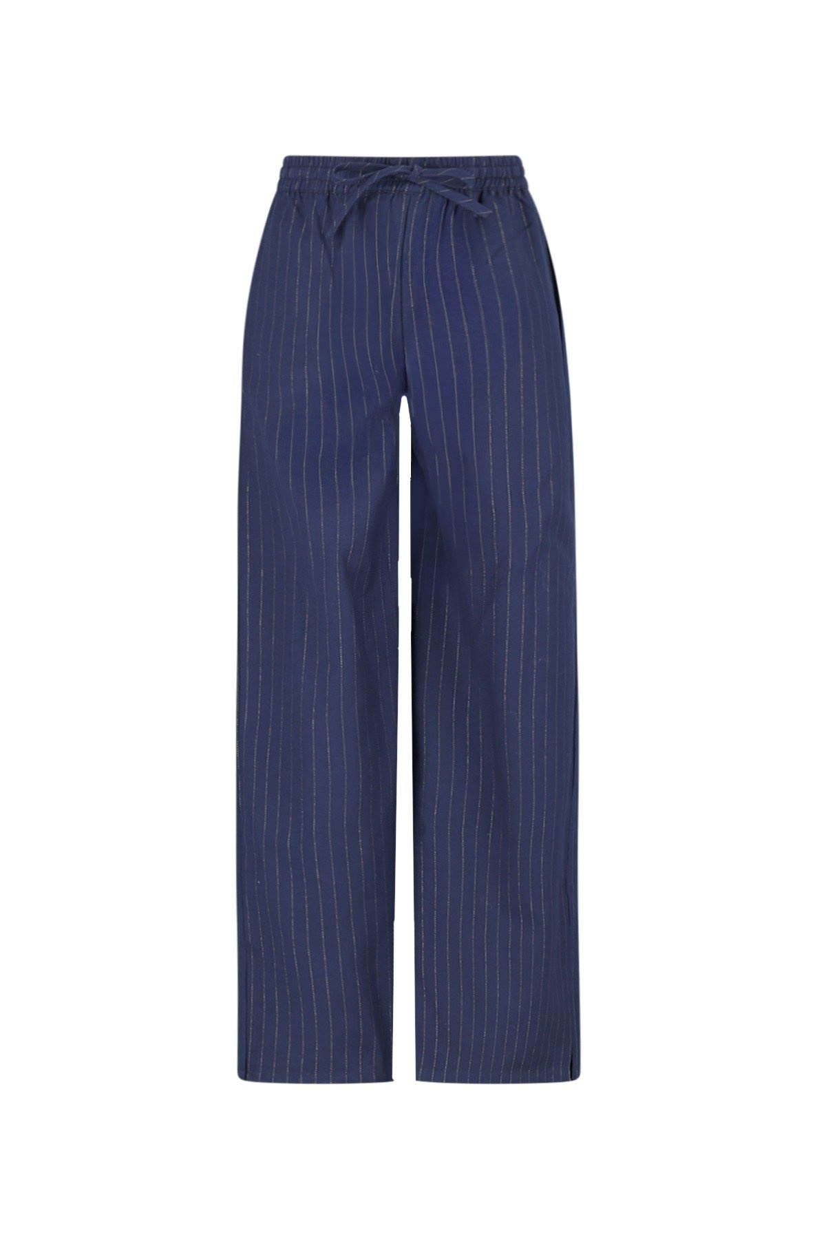 Like Flo winter wideleg broek meisjes teens - navy blauw - Filly - pinstripe afbeelding