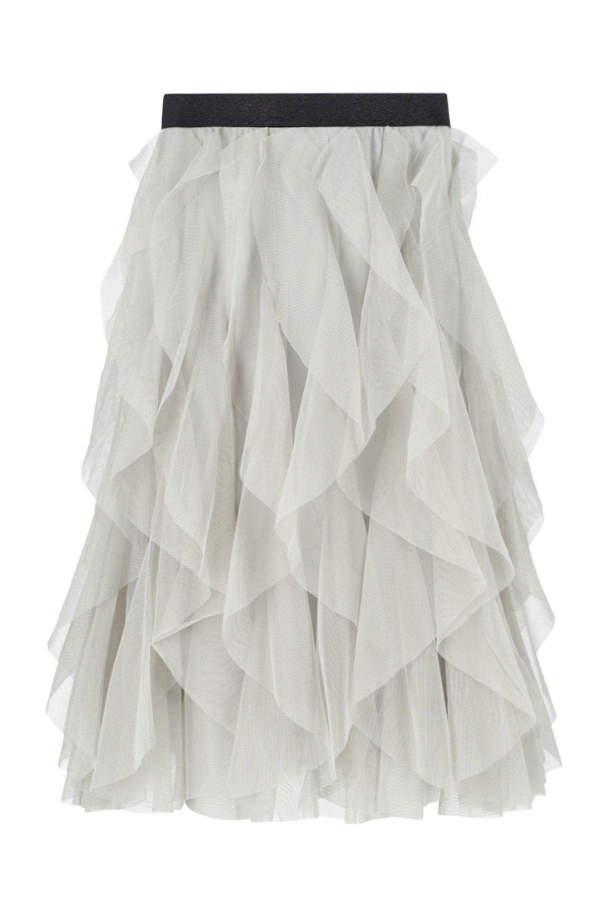 Like Flo winter mesh rok meisjes teens - grijs - Seline afbeelding