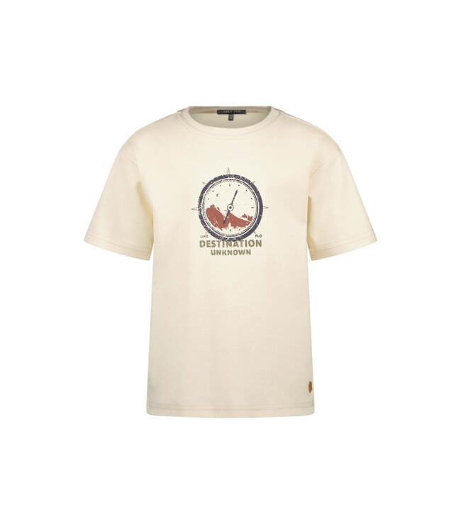 Like Flo winter slub jersey t-shirt jongens - wit  - Eagle