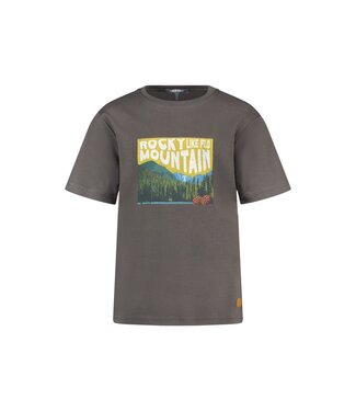 Like Flo winter slub jersey t-shirt jongens - grijs - Eagle