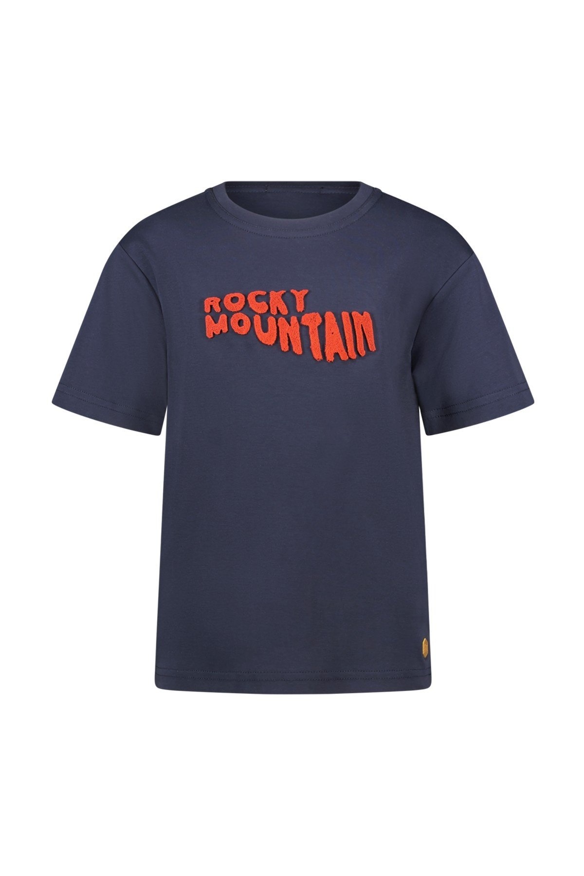 Like Flo winter slub jersey t-shirt jongens -navy blauw - Eagle afbeelding