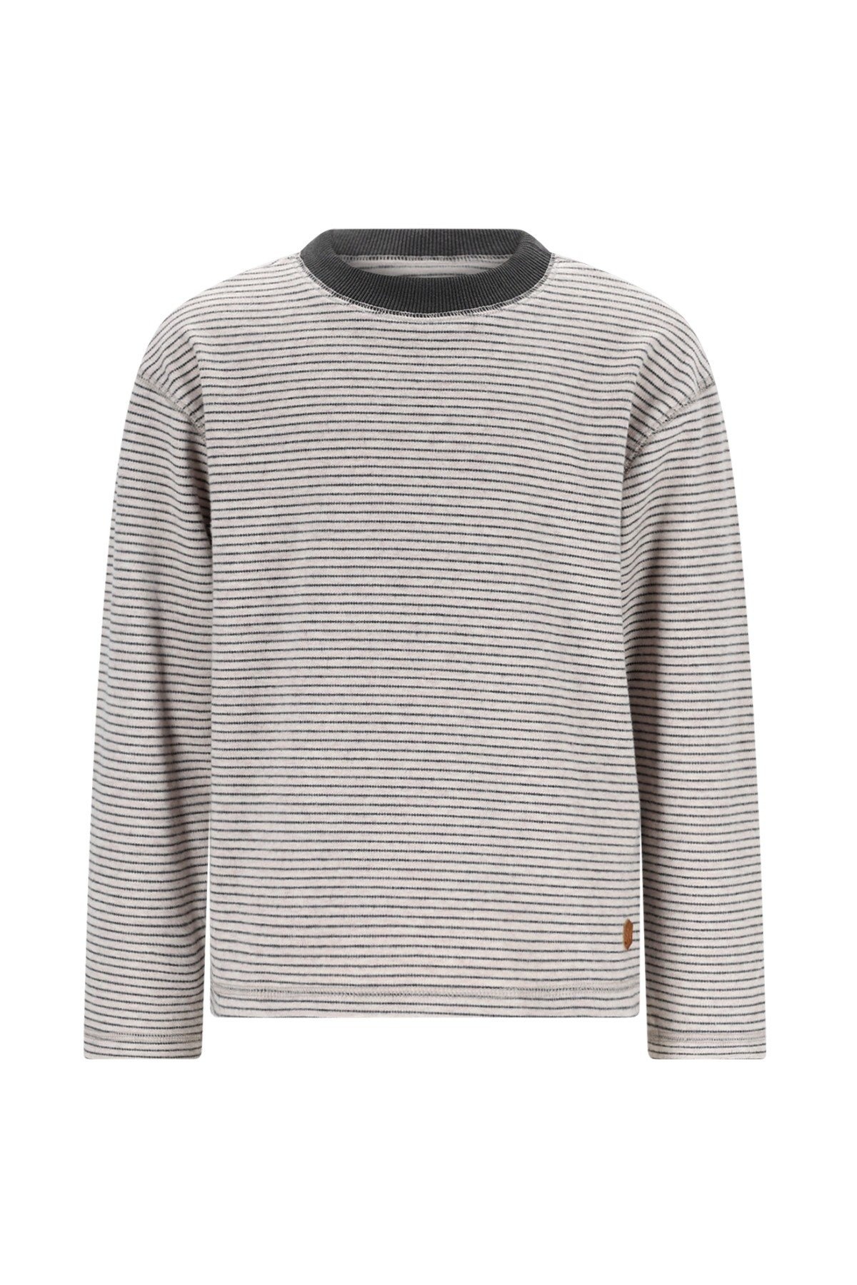 Like Flo winter t-shirt jongens - grijs - Dover - gestreept/longsleeve afbeelding