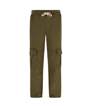 Like Flo winter cargo sweat broek jongens - groen - Feddes