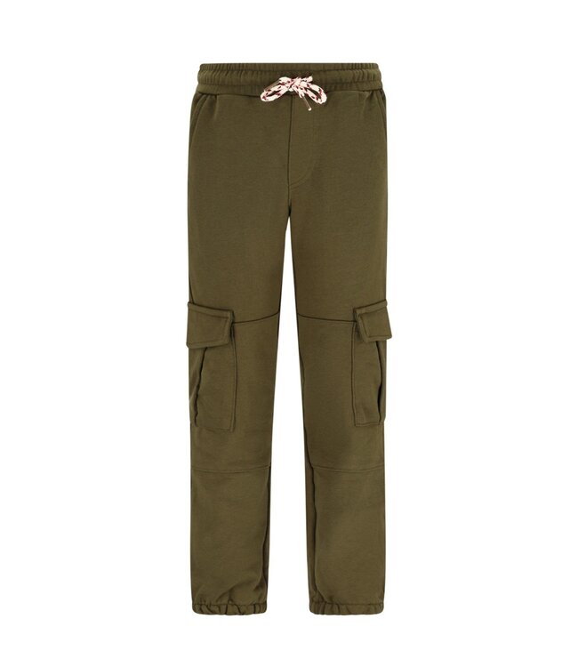 Like Flo winter cargo sweat broek jongens - groen - Feddes