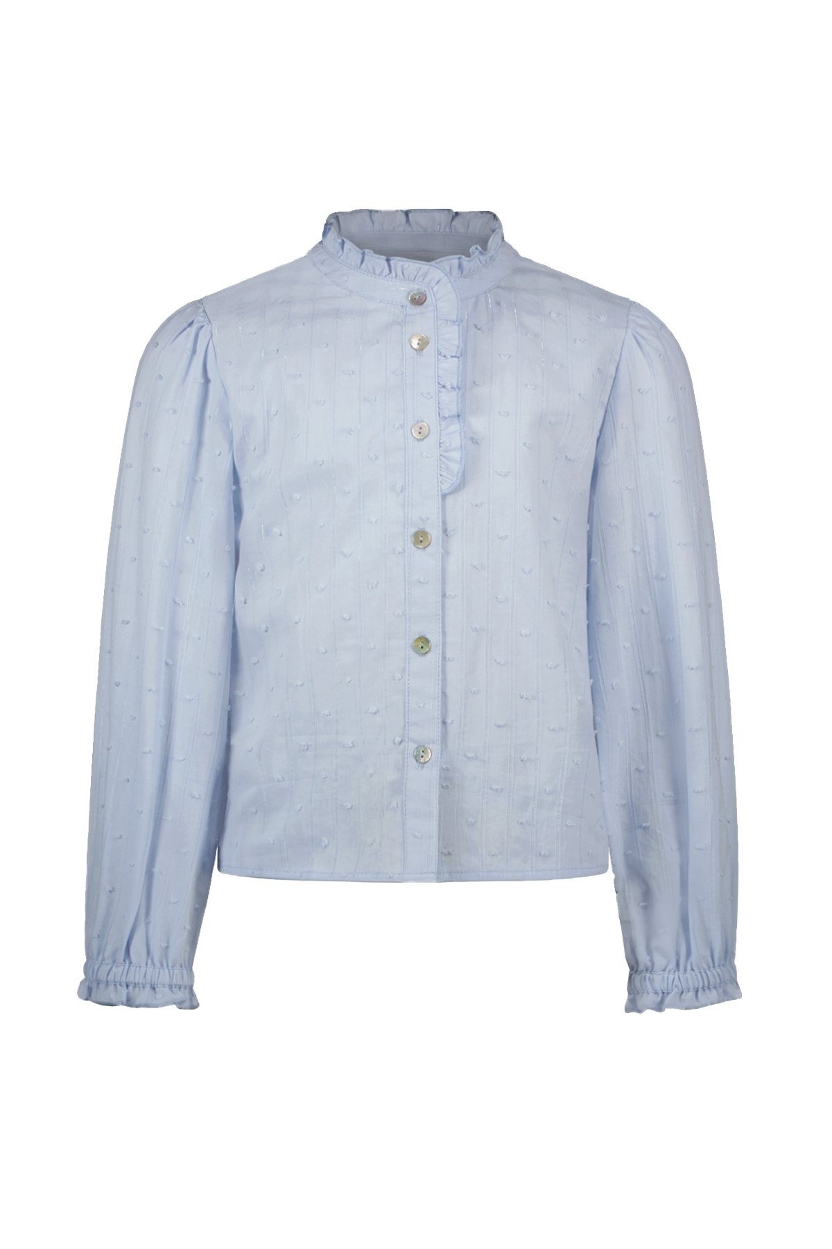 Like Flo winter blouse meisjes - blauw - Cleo - geweven afbeelding