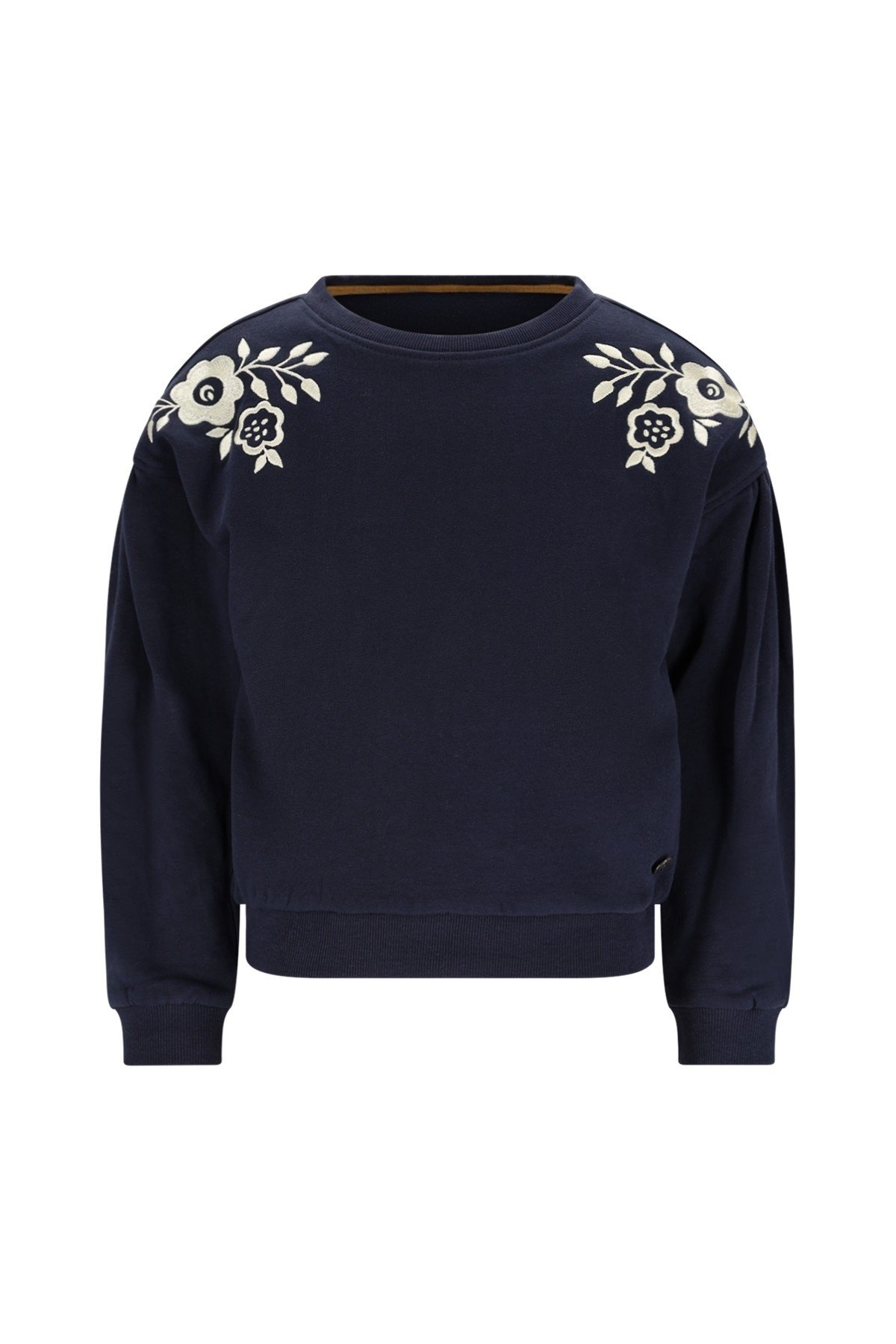 Like Flo winter sweater meisjes - navy blauw - Danee - print afbeelding