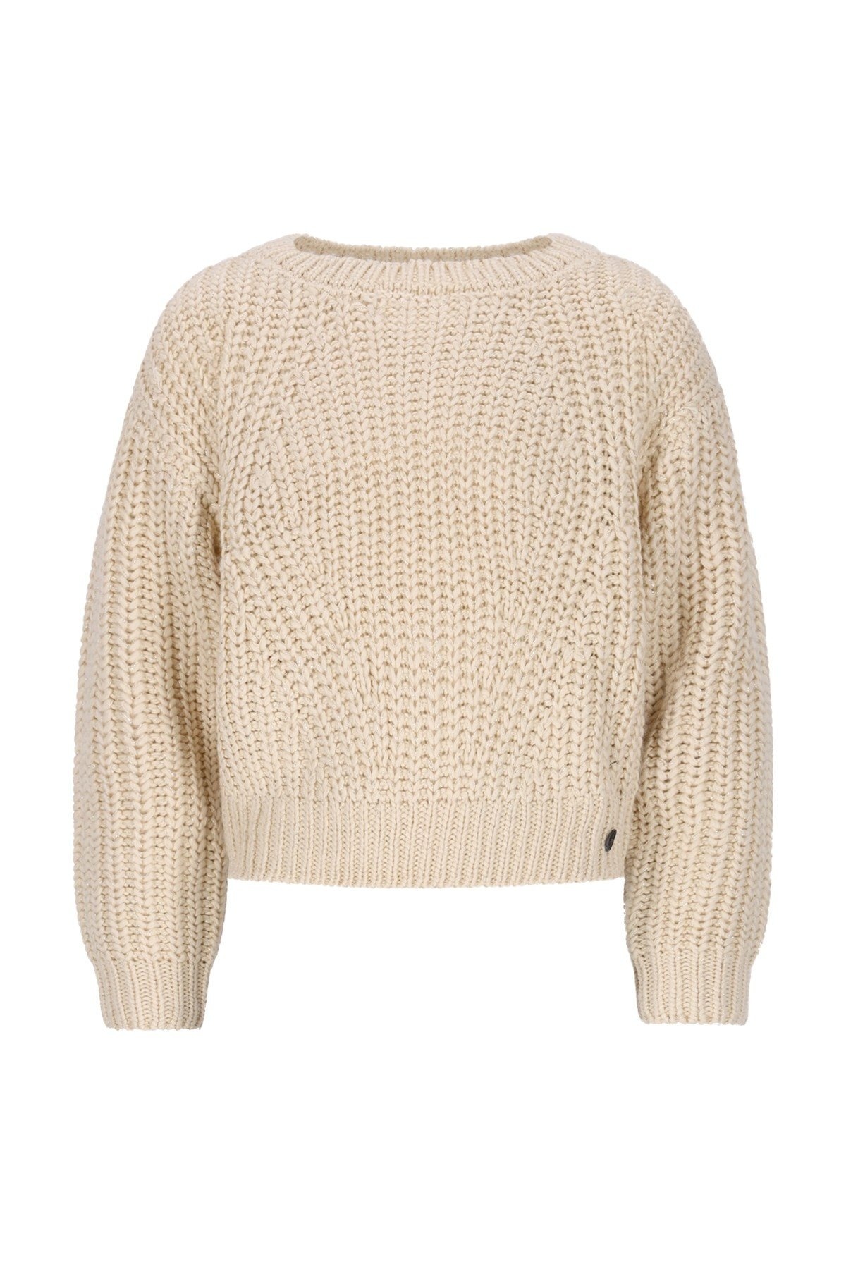 Like Flo winter sweater meisjes - beige - Djuna - gebreid afbeelding