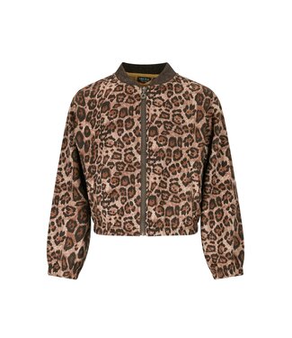 Like Flo winter vest meisjes - bruin - Diala - ritssluiting