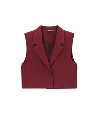 Like Flo winter gilet meisjes - rood - Demi