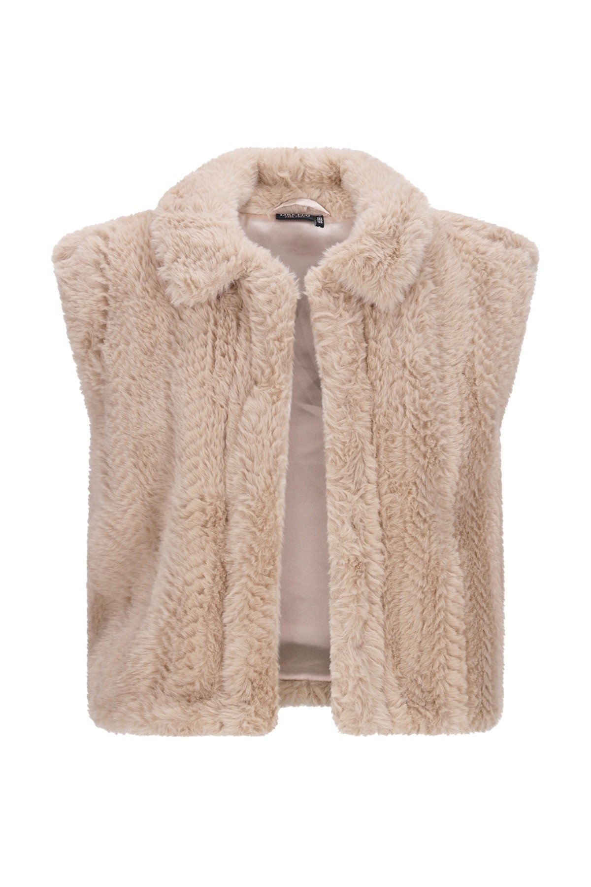 Like Flo winter bodywarmer meisjes - beige - Dorley - fur afbeelding