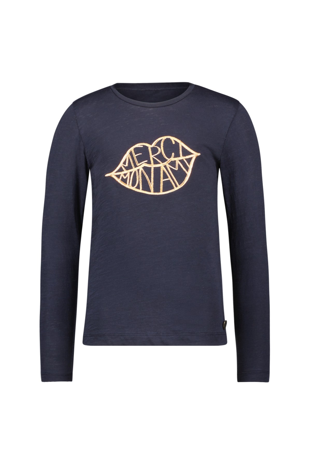 Like Flo winter jersey t-shirt meisjes - navy blauw - Emy - print/longsleeve afbeelding