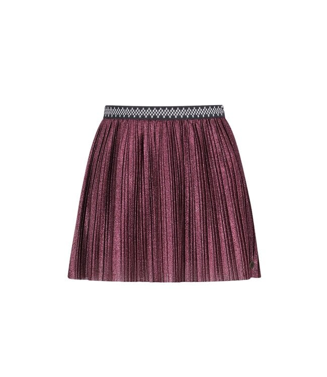 Like Flo winter plisse rok meisjes - rood - Solly - glitter