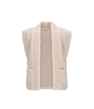 B.Nosy winter gilet meisjes - ecru - Georgie - teddy