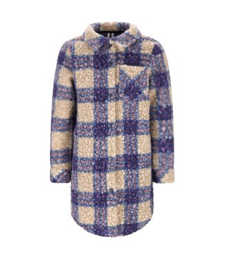 B.Nosy winter blouse meisjes - blauw - Bianca - geruit