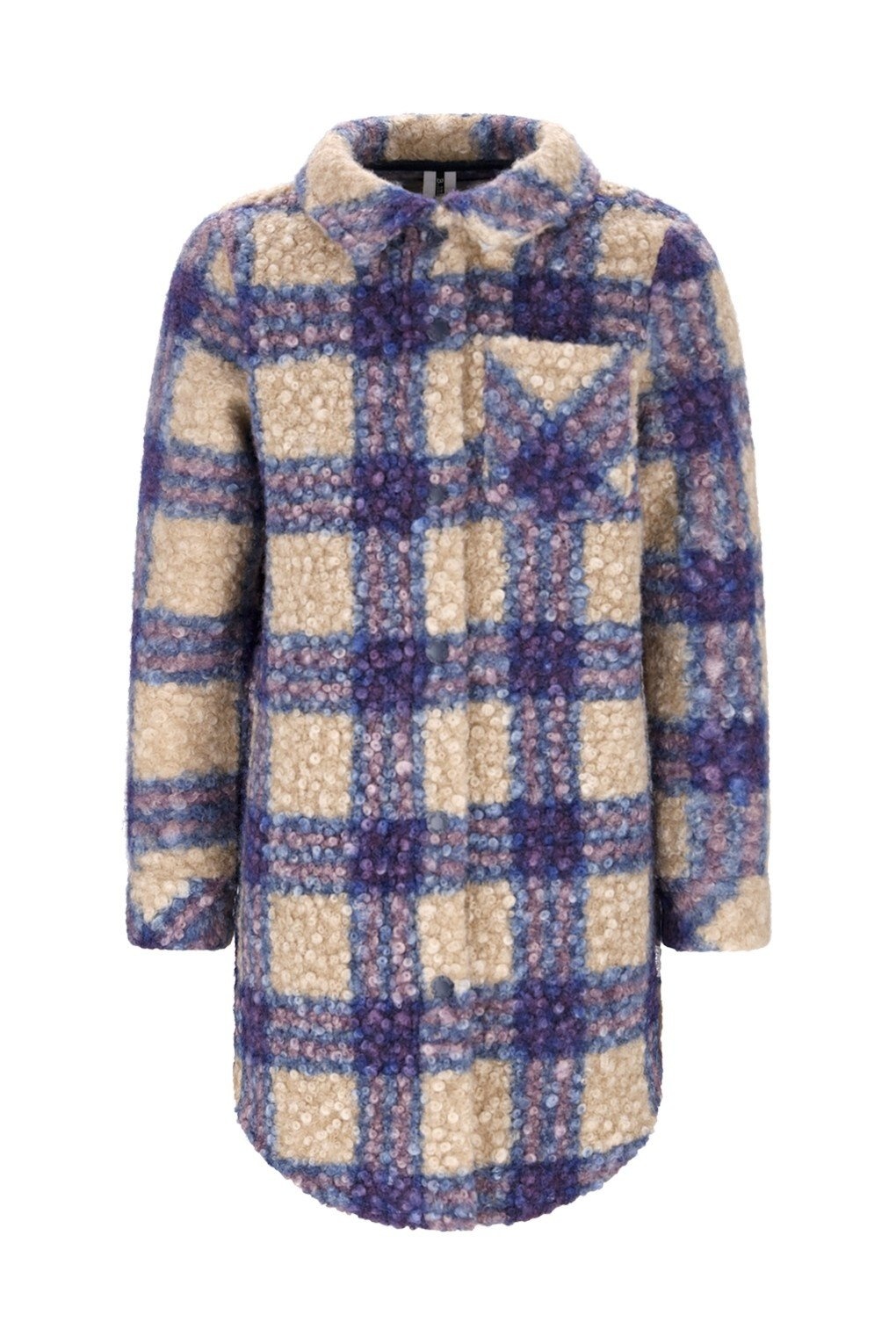 B.Nosy winter blouse meisjes - blauw - Bianca - geruit afbeelding