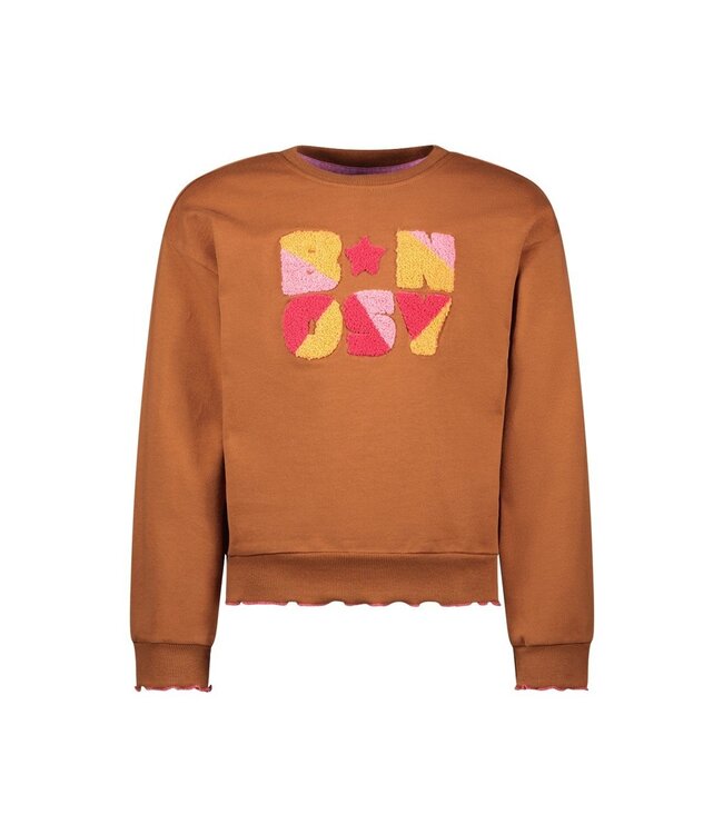B.Nosy winter sweater meisjes - bruin - Sue