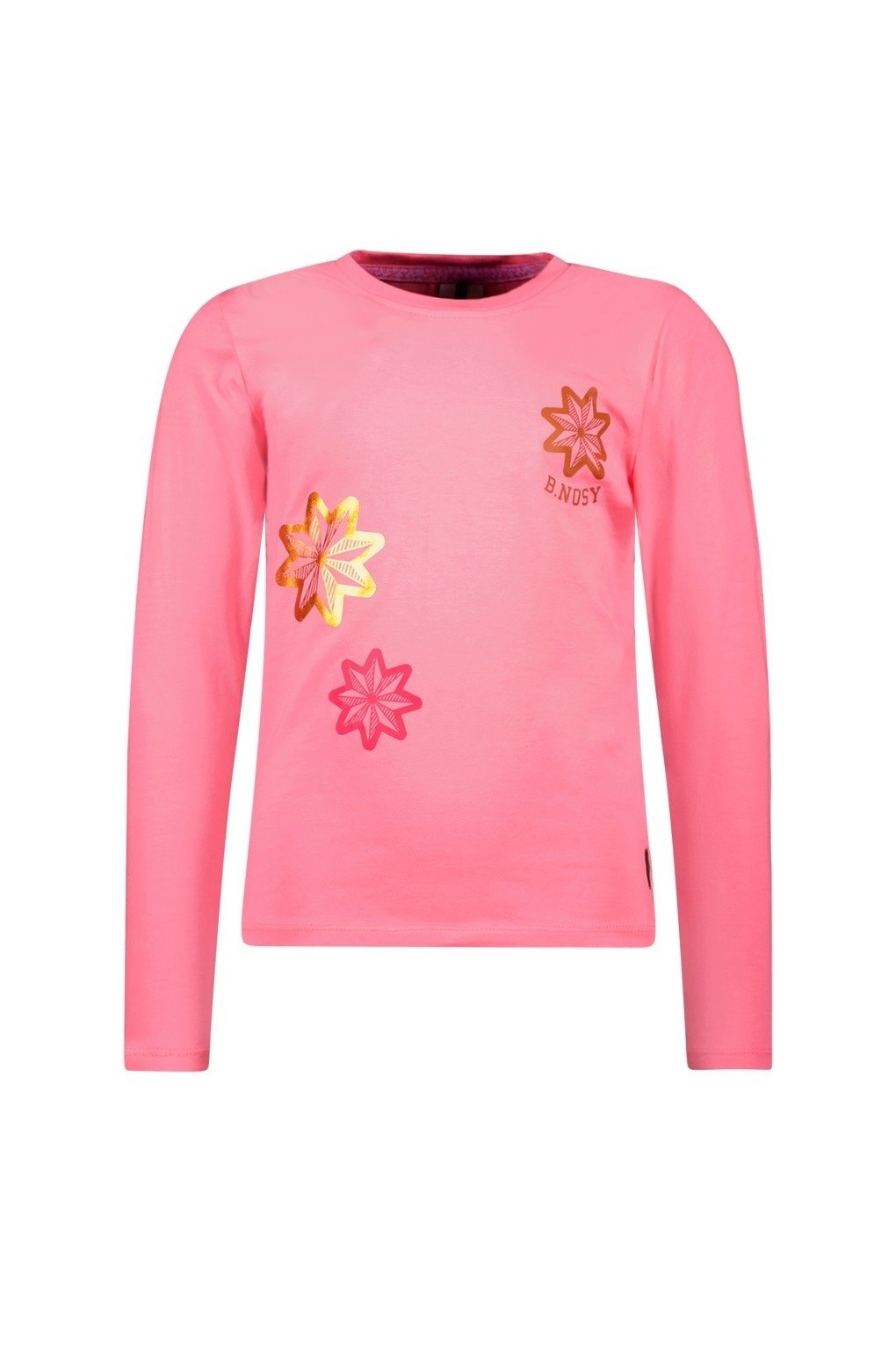 B.Nosy winter t-shirt meisjes - roze - Tiara - longsleeve afbeelding