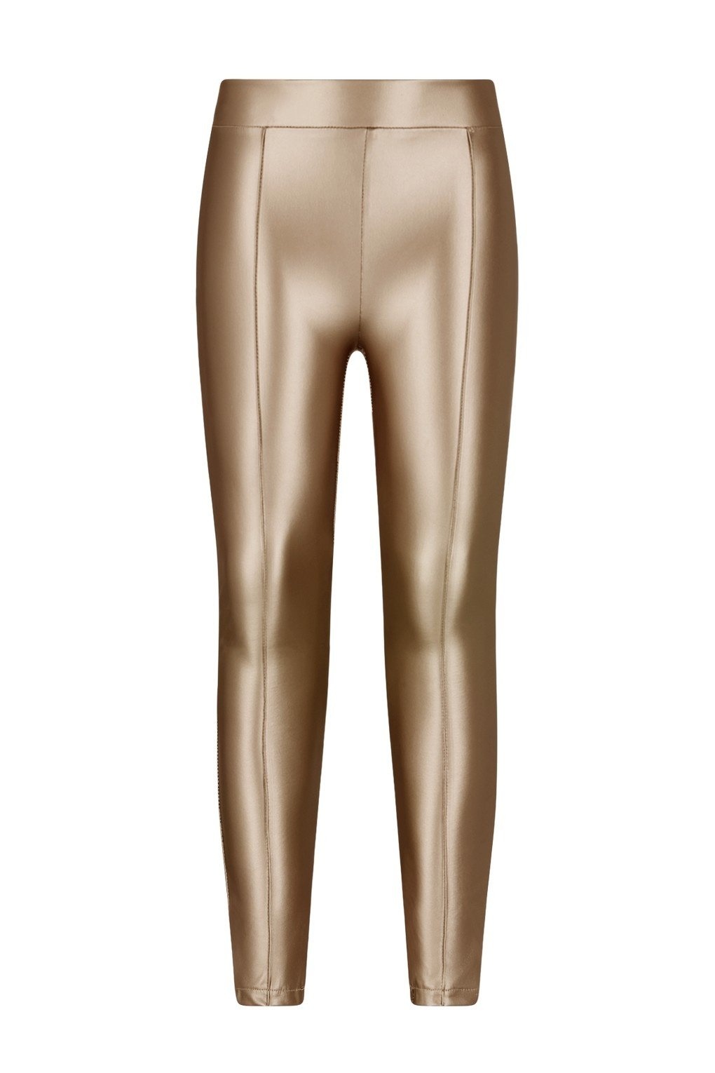 B.Nosy winter nep leren legging meisjes - goud - Luna afbeelding