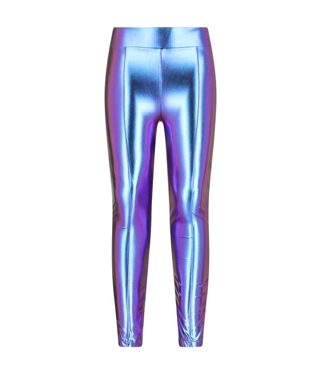 B.Nosy winter nep leren legging meisjes - paars - Luna