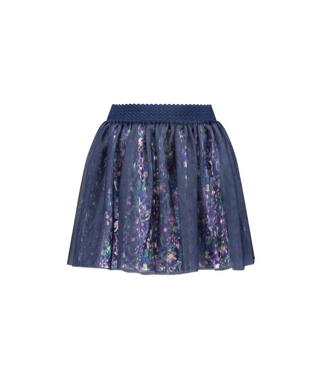 B.Nosy winter mesh rok meisjes - multi - Rory - laagjes met print