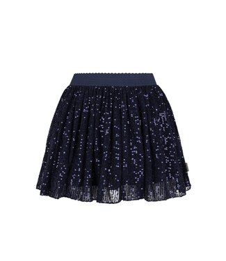 B.Nosy winter mesh rok meisjes - navy blauw - River - pailletten