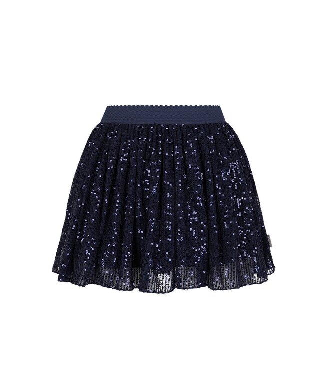 B.Nosy winter mesh rok meisjes - navy blauw - River - pailletten