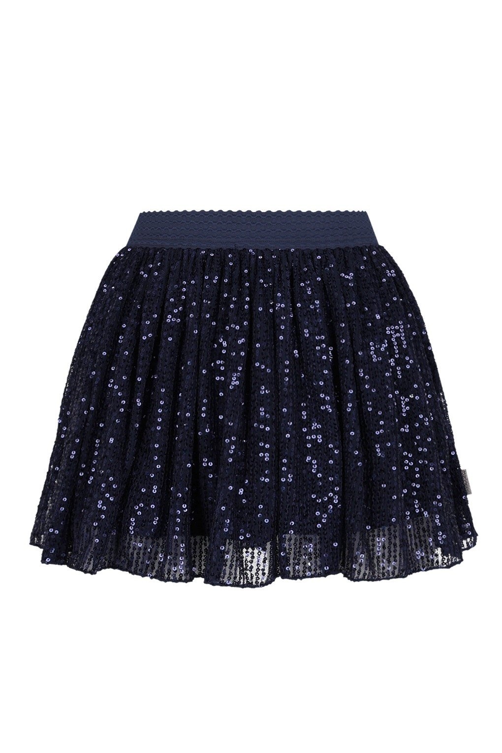 B.Nosy winter mesh rok meisjes - navy blauw - River - pailletten afbeelding