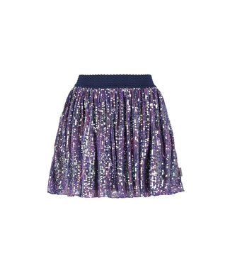B.Nosy winter mesh rok meisjes - paars - River - pailletten
