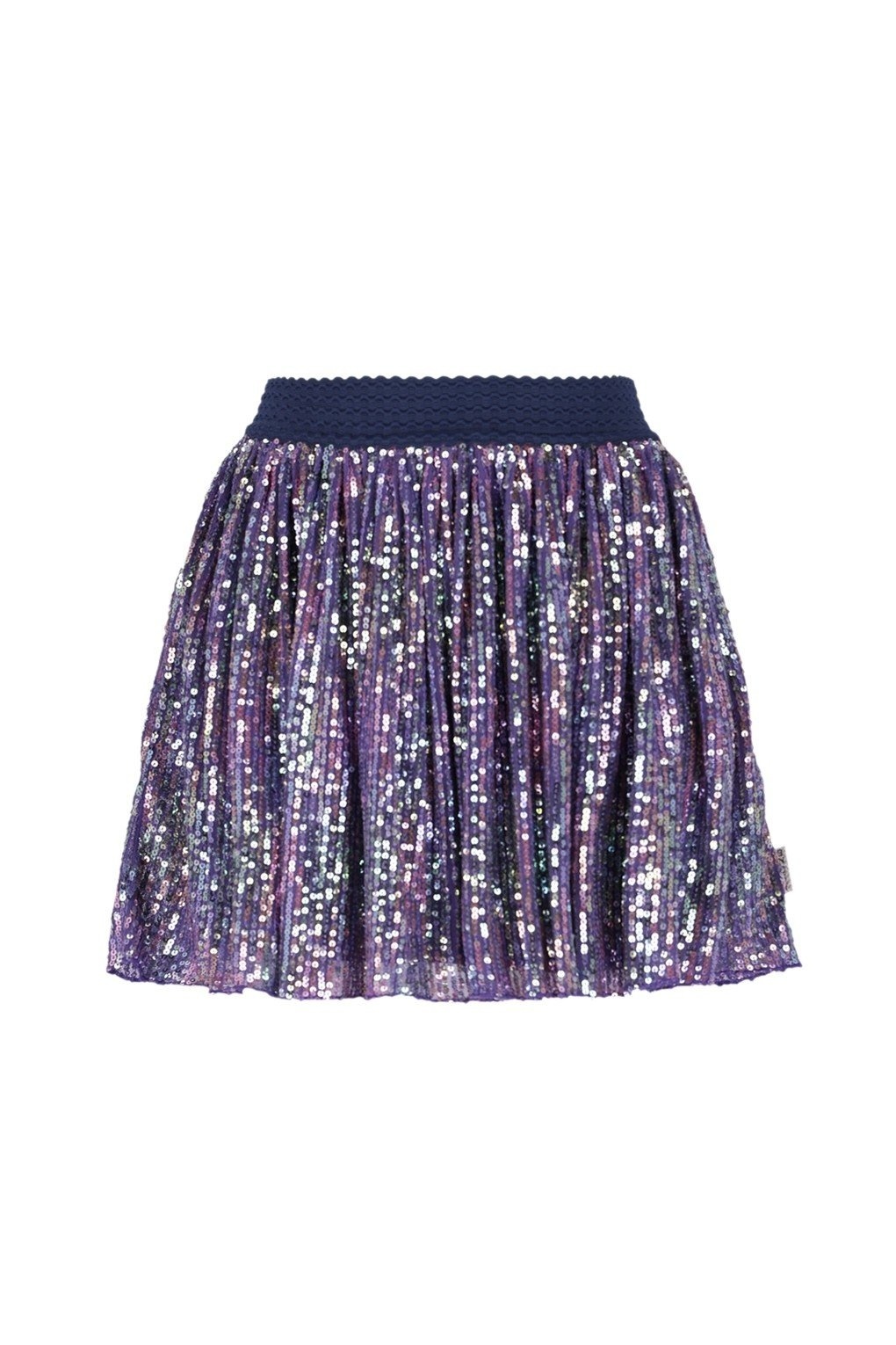 B.Nosy winter mesh rok meisjes - paars - River - pailletten afbeelding