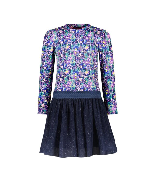 B.Nosy winter jurk meisjes - multi - Dina - mesh rok