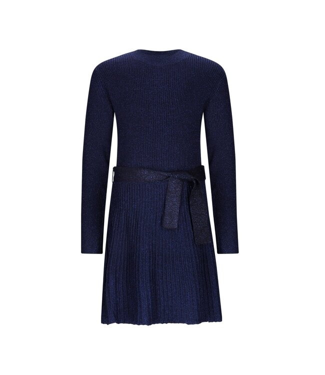 B.Nosy winter jurk meisjes - navy blauw - Dorotha - gebreid
