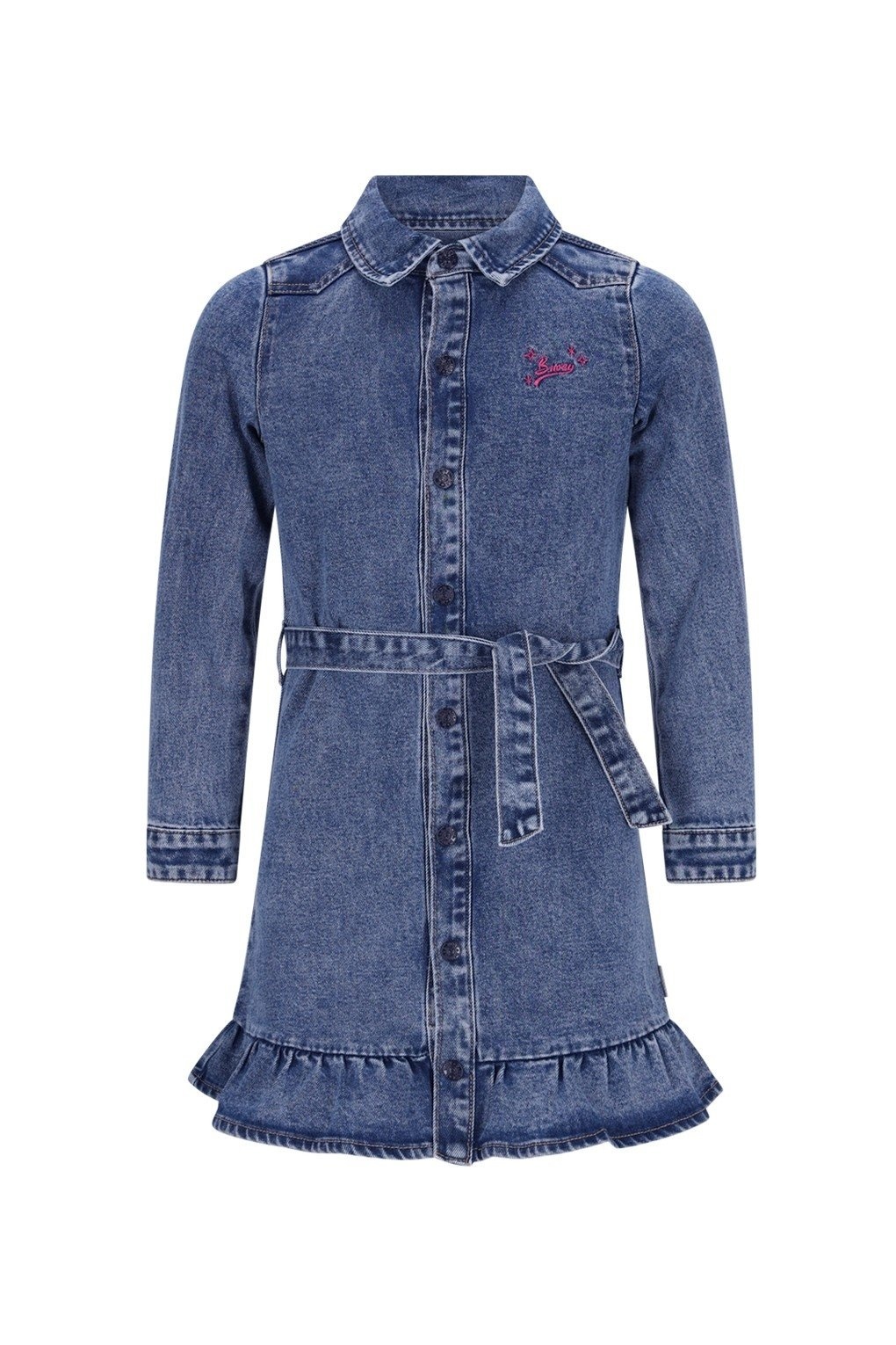 B.Nosy winter jurk meisjes - blauw - Dilan - denim afbeelding