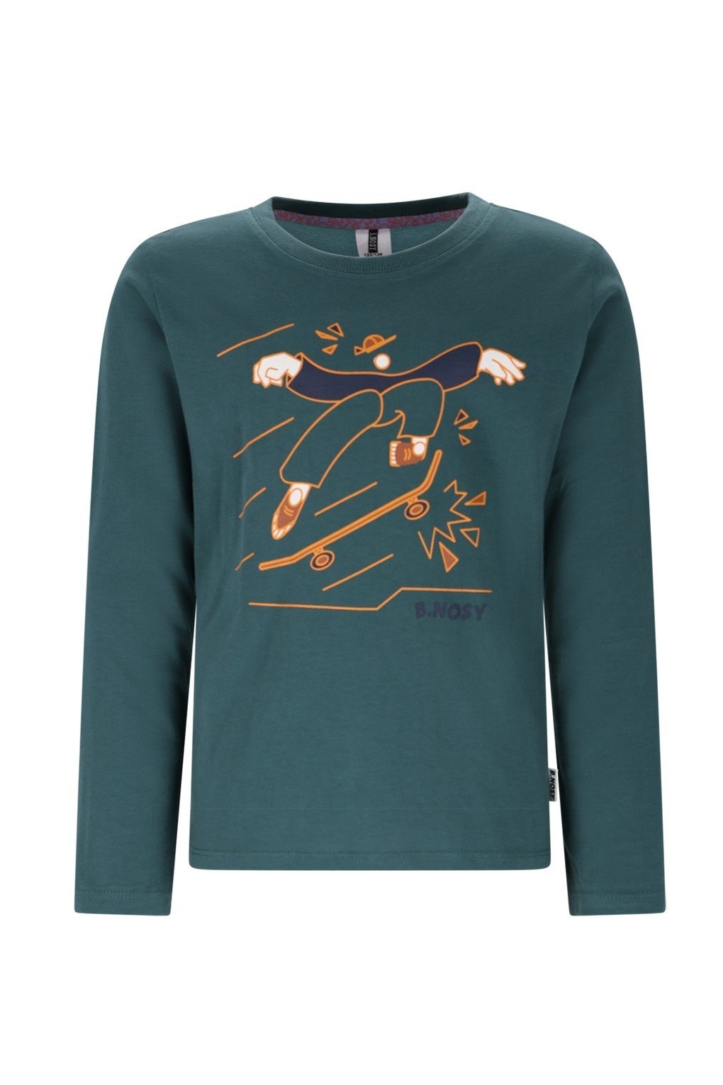 B.Nosy winter t-shirt jongens - groen - Trevor - longsleeve afbeelding