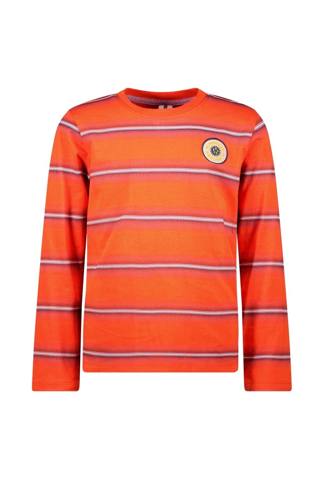 B.Nosy winter t-shirt jongens - rood - Tobias - gestreept/longsleeve afbeelding