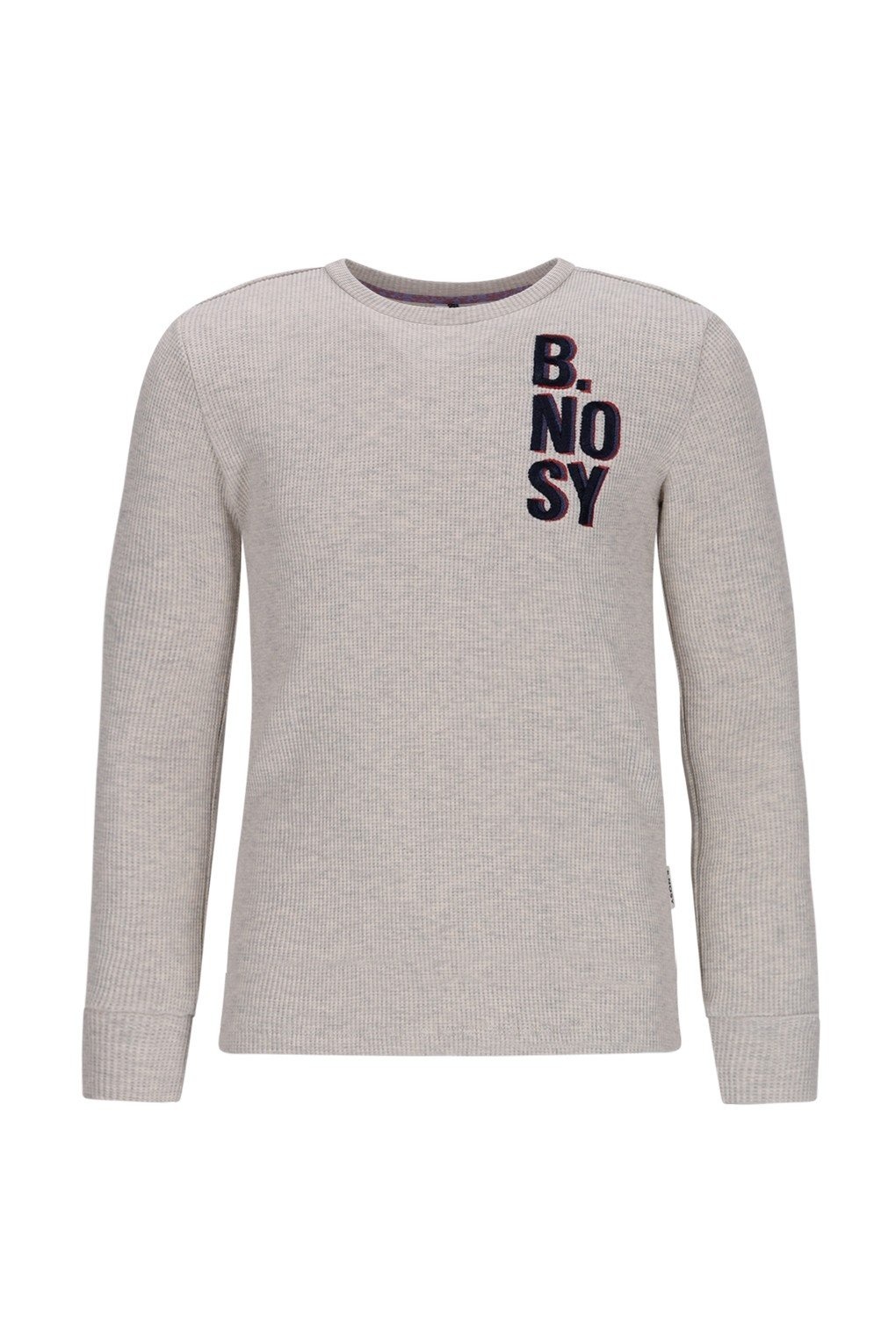 B.Nosy winter t-shirt jongens - beige - Thomas - wafelstructuur/longsleeve afbeelding