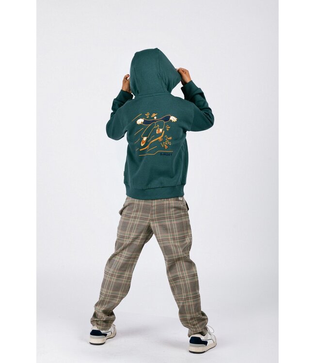 B.Nosy winter broek jongens - groen - Philip - geruit