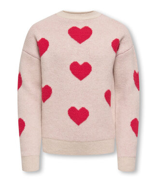 Kids ONLY winter sweater meisjes - grijs - KogNaja - regular fit, gebreid