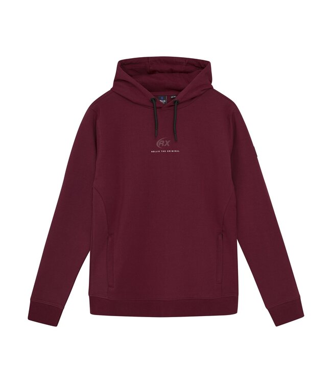 Rellix winter hoodie jongens - rood - print