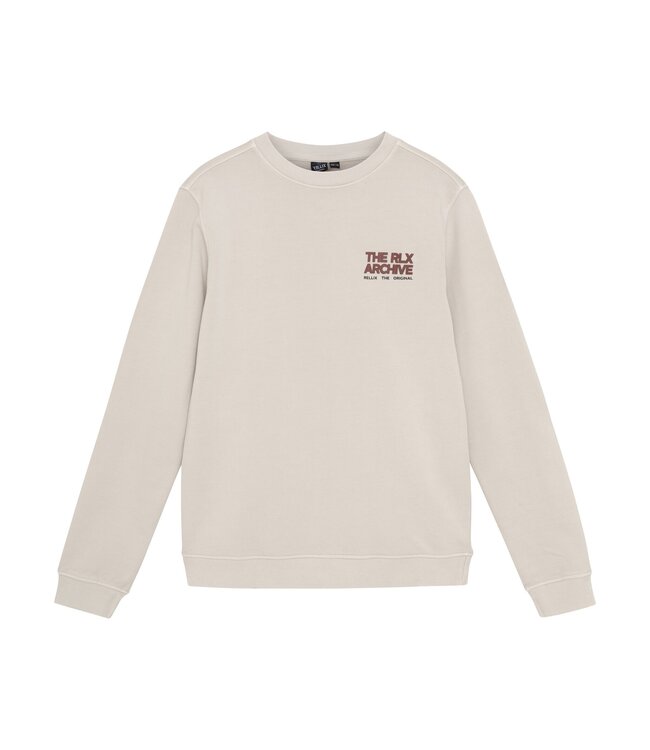 Rellix winter sweater jongens - grijs - backprint