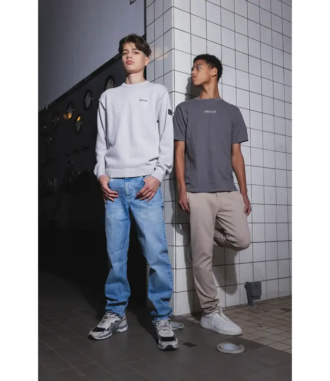 Rellix winter jeansbroek jongens - blauw - straight, wide leg fit