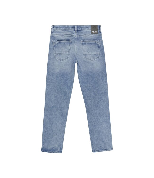 Rellix winter jeansbroek jongens - blauw - straight, wide leg fit