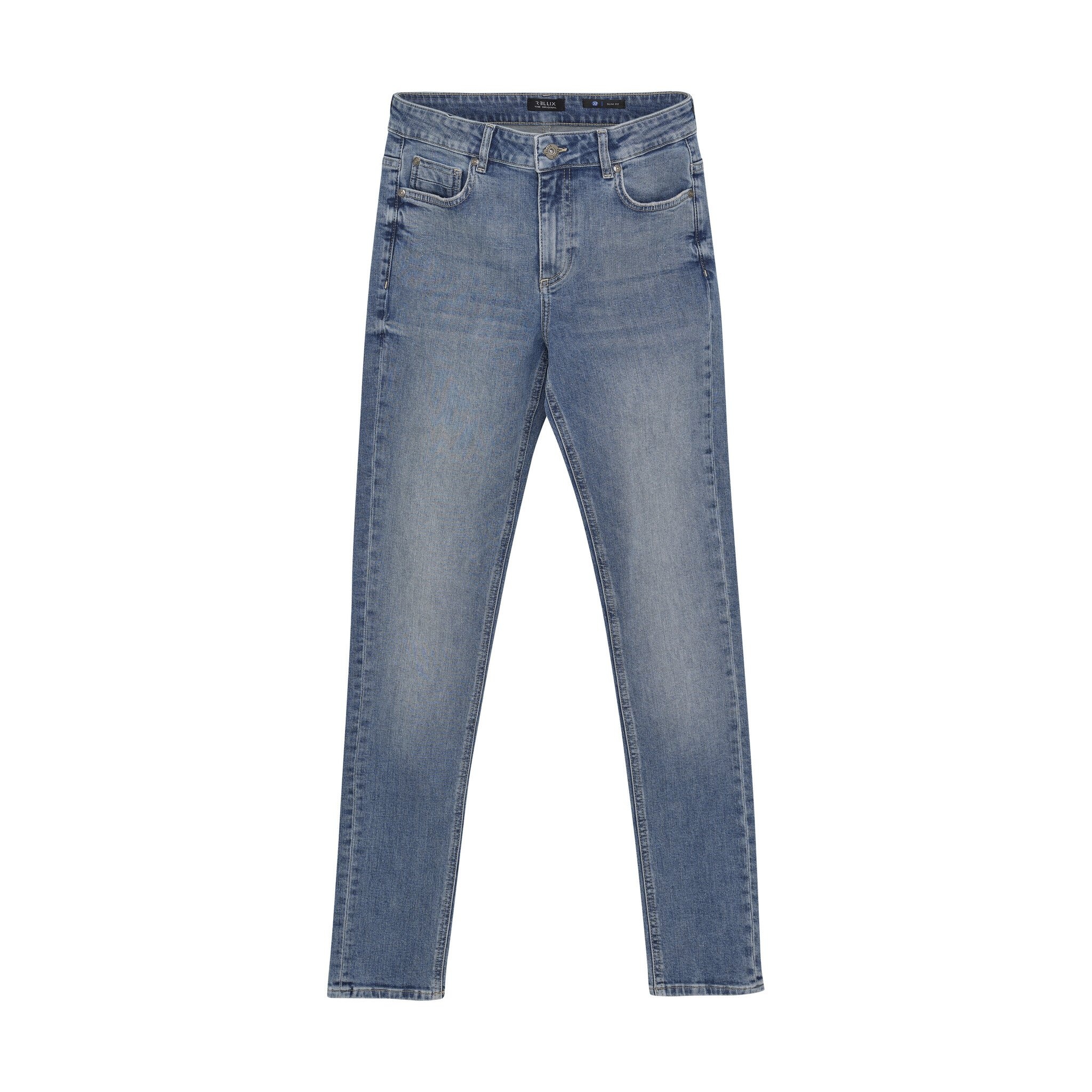 Rellix winter jeansbroek jongens - blauw - straight fit afbeelding