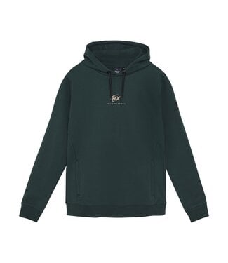 Rellix winter hoodie jongens - groen - print