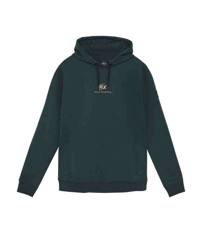 Rellix winter hoodie jongens - groen - print