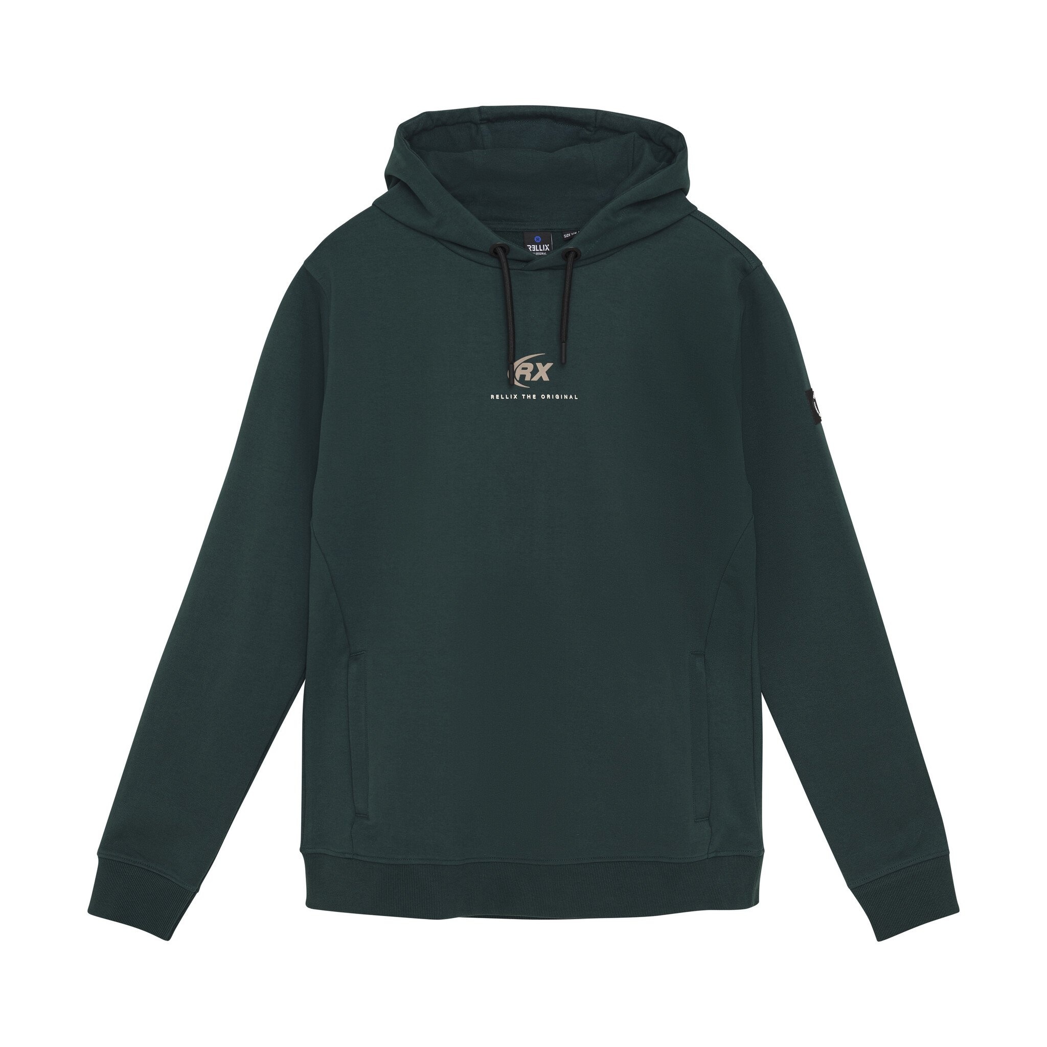 Rellix winter hoodie jongens - groen - print afbeelding